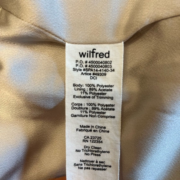 Aritzia Wilfred Faux Shearling Sherpa Vest - Picture 5 of 5